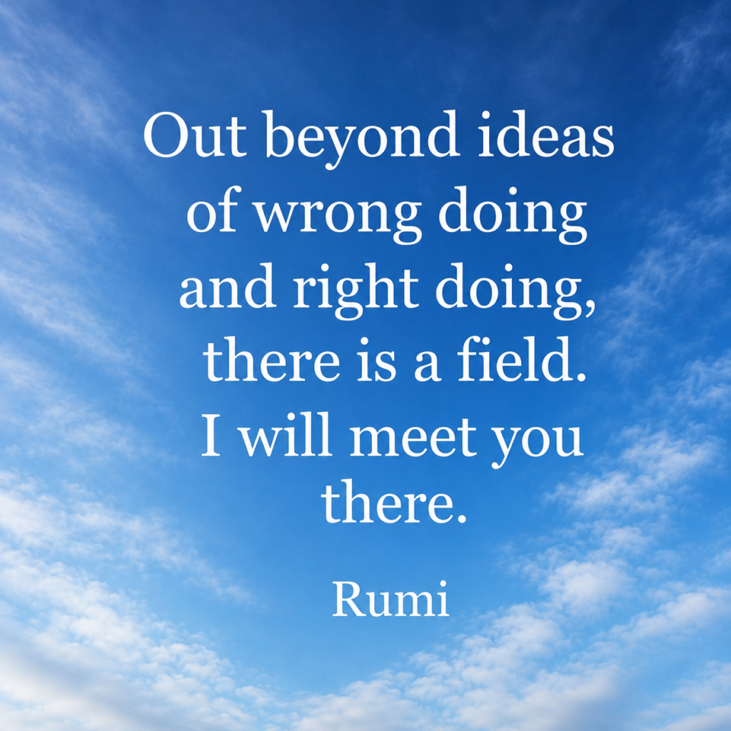 Inspirerend citaat van Rumi over het levensverhaal en biografische coaching.